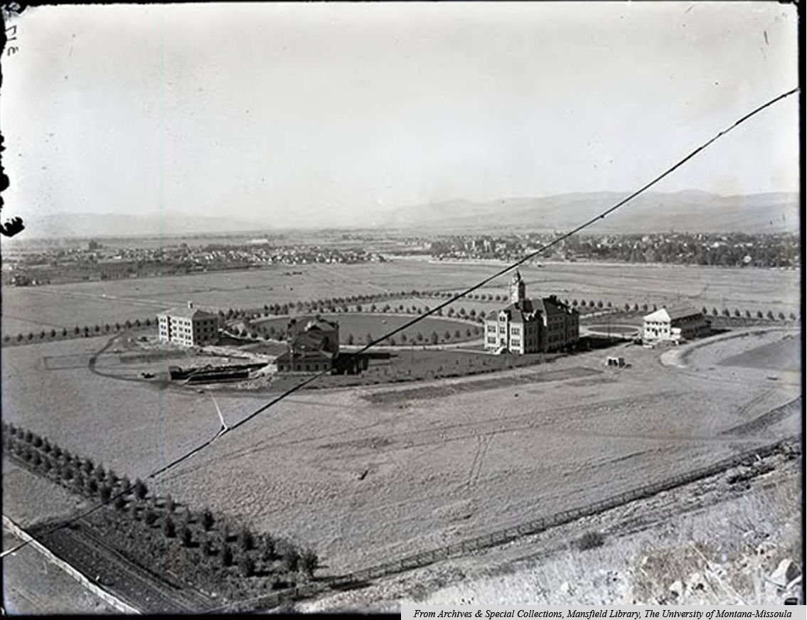 Campus from Mount Sentinel - 1903